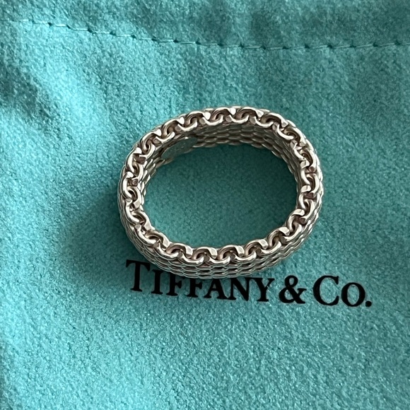 Tiffany & Co Somerset Mesh Ring - Picture 9 of 9